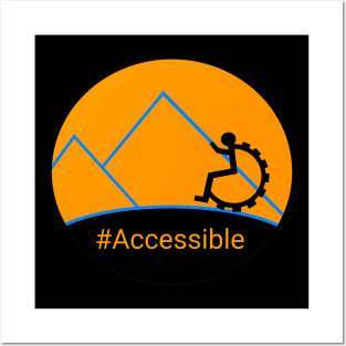 Accessible mountains Posters and Art